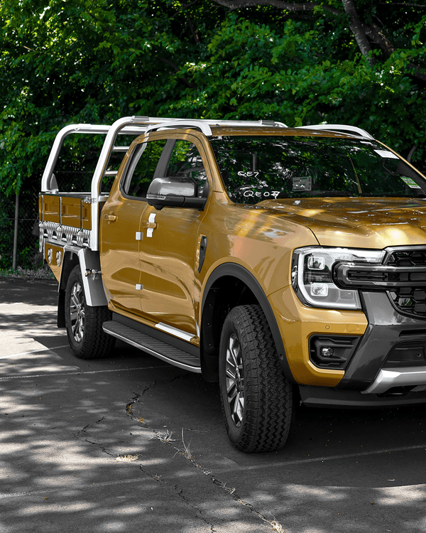 Luxe Yellow Next Gen Ranger | Norweld Deluxe Plus Tray - Mick Tighe 4x4 & Outdoor