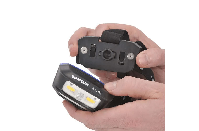 250 Lumen Detachable and Rechargeable Sensor ALS LED Head Lamp - Mick Tighe 4x4 & Outdoor-Narva-71426--250 Lumen Detachable and Rechargeable Sensor ALS LED Head Lamp