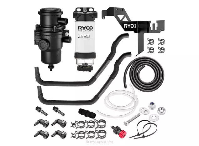 Ryco Filtration Upgrade Kit Catch Can & Fuel Filter to suit Toyota VDJ200 series 2007+ - Mick Tighe 4x4 & Outdoor - Ryco - X105R - Ryco Filtration Upgrade Kit Catch Can & Fuel Filter to suit Toyota VDJ200 series 2007+