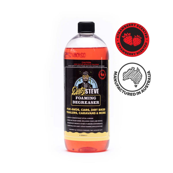 Strawberry Foaming Degreaser - Mick Tighe 4x4 & Outdoor - Dirty Steve - DS1011 - Strawberry Foaming Degreaser