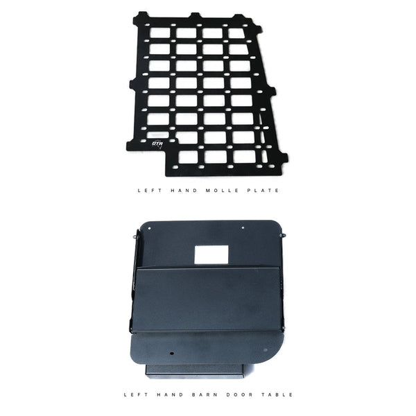 Troopy LH Rear Molle Plate & Table | Left Hand Side Bundle Deal - Mick Tighe 4x4 & Outdoor - Overland Tourers Australia - OTA78 - LH - BUNDLE4 - Troopy LH Rear Molle Plate & Table | Left Hand Side Bundle Deal