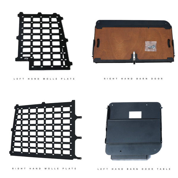 Troopy Rear Table & Molle Plate | Complete Bundle Deal - Mick Tighe 4x4 & Outdoor - Overland Tourers Australia - OTA78 - BUNDLE3 - ALL - Troopy Rear Table & Molle Plate | Complete Bundle Deal