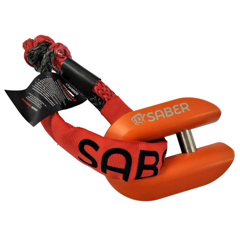 Alloy Winch Shackle – 7075 Aluminium (Cerakote Orange) - Mick Tighe 4x4 & Outdoor-Saber Offroad-SBR-AWSCO--Alloy Winch Shackle – 7075 Aluminium (Cerakote Orange)