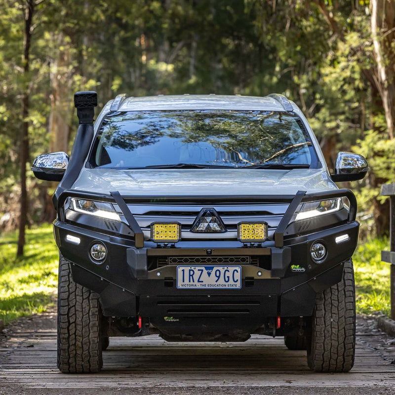 Commercial Deluxe Bull Bar to suit Mitsubishi Pajero Sport 7/2019+ - Mick Tighe 4x4 & Outdoor-Ironman 4x4-BBCD079--Commercial Deluxe Bull Bar to suit Mitsubishi Pajero Sport 7/2019+