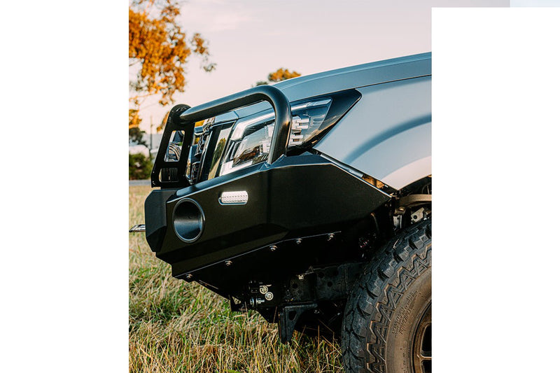 Commercial Deluxe Bull Bar to suit Nissan Navara NP300 2021+ - Mick Tighe 4x4 & Outdoor-Ironman 4x4-BBCD082--Commercial Deluxe Bull Bar to suit Nissan Navara NP300 2021+