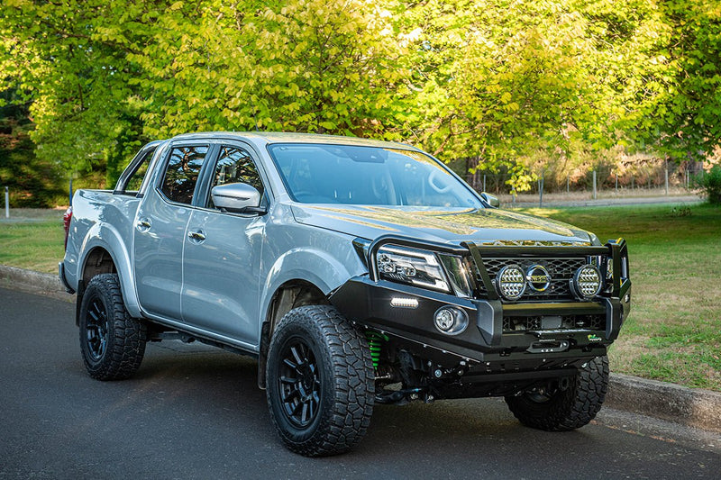 Commercial Deluxe Bull Bar to suit Nissan Navara NP300 2021+ - Mick Tighe 4x4 & Outdoor-Ironman 4x4-BBCD082--Commercial Deluxe Bull Bar to suit Nissan Navara NP300 2021+