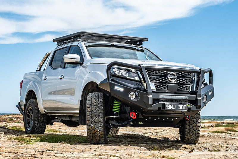 Premium Bull Bar to suit Nissan Navara NP300 2021+ - Mick Tighe 4x4 & Outdoor-Ironman 4x4-BBP082--Premium Bull Bar to suit Nissan Navara NP300 2021+