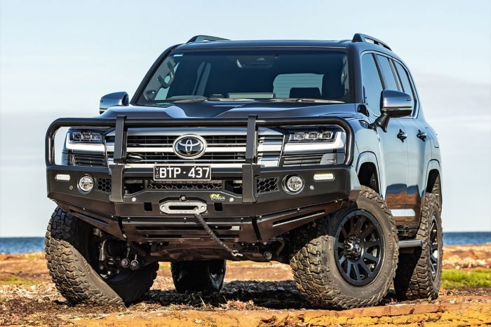 Premium Bull Bar to suit Toyota Land Cruiser 300 Series 2022+ - Mick Tighe 4x4 & Outdoor-Ironman 4x4-BBP090--Premium Bull Bar to suit Toyota Land Cruiser 300 Series 2022+