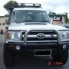 Protector Bull Bar to suit Toyota Landcruiser 79 Series Single Cab 2007- 8/2016 - Mick Tighe 4x4 & Outdoor-Ironman 4x4-BBT019E--Protector Bull Bar to suit Toyota Landcruiser 79 Series Single Cab 2007- 8/2016