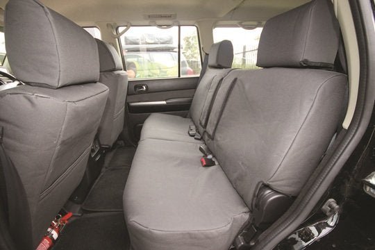 Seat Cover - Canvas Comfort - Rear to suit Ford Everest UA & UAII - Mick Tighe 4x4 & Outdoor-Ironman 4x4-ICSC054R--Seat Cover - Canvas Comfort - Rear to suit Ford Everest UA & UAII