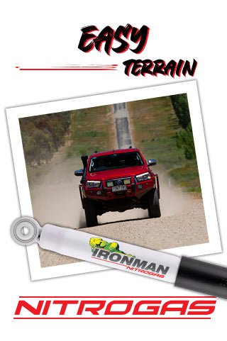 Shock Absorbers - Nitro Gas - Comfort to suit Toyota Landcruiser 75 Series 1984 - 1999 - Mick Tighe 4x4 & Outdoor-Ironman 4x4-12081GRC--Shock Absorbers - Nitro Gas - Comfort to suit Toyota Landcruiser 75 Series 1984 - 1999