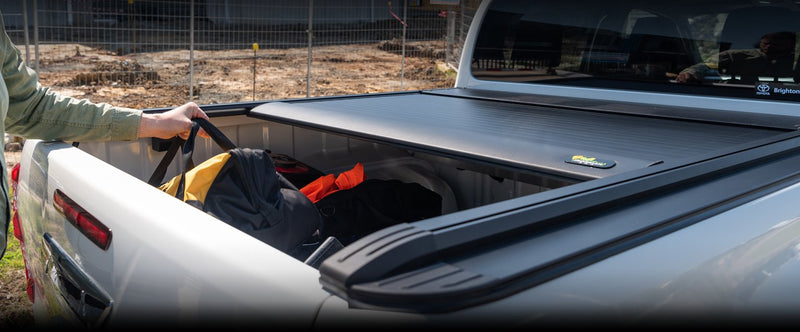 Slide-Away Roll Up Hard Tonneau Cover - Electric with Remote Control Ford Ranger PX Mk III 8/2018 to 2022+ - Mick Tighe 4x4 & Outdoor-Ironman 4x4-ISLIDEAWAY054-E--Slide-Away Roll Up Hard Tonneau Cover - Electric with Remote Control Ford Ranger PX Mk III 8/2018 to 2022+