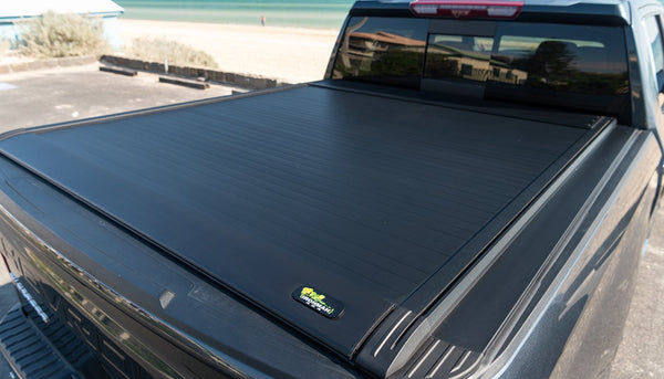 Slide-Away Roll Up Hard Tonneau Cover - Electric with Remote Control to suit Nissan Navara NP300 2021+ - Mick Tighe 4x4 & Outdoor-Ironman 4x4-ISLIDEAWAY082-E--Slide-Away Roll Up Hard Tonneau Cover - Electric with Remote Control to suit Nissan Navara NP300 2021+